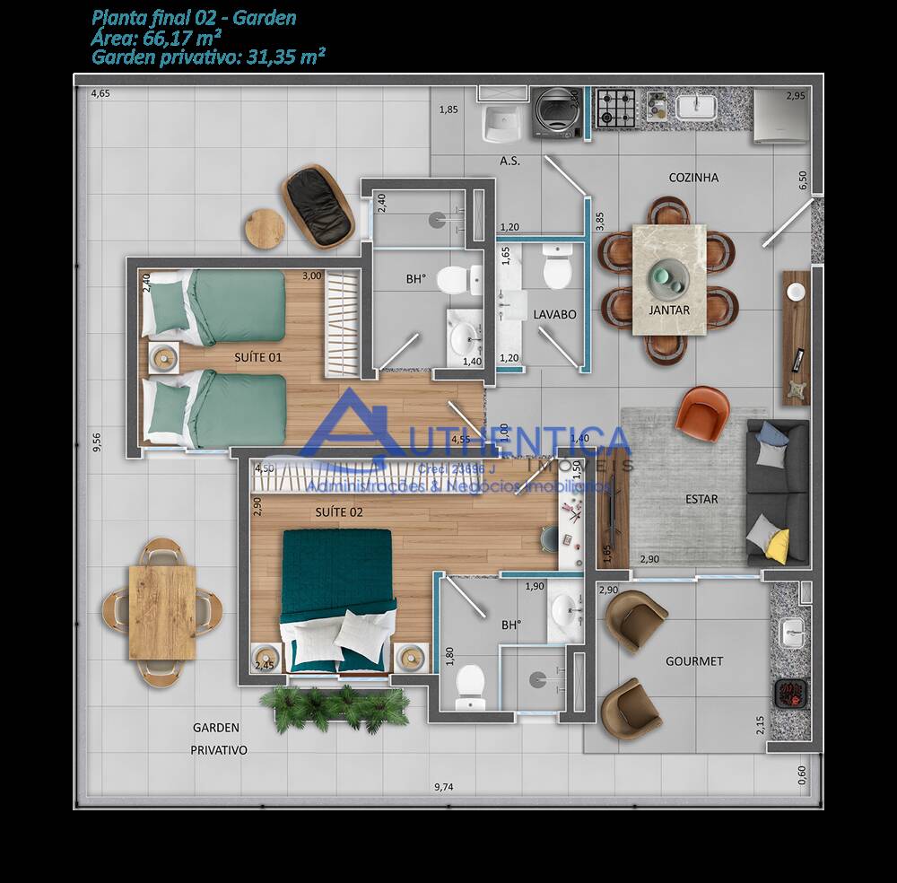 Apartamento, 3 quartos - Foto 17