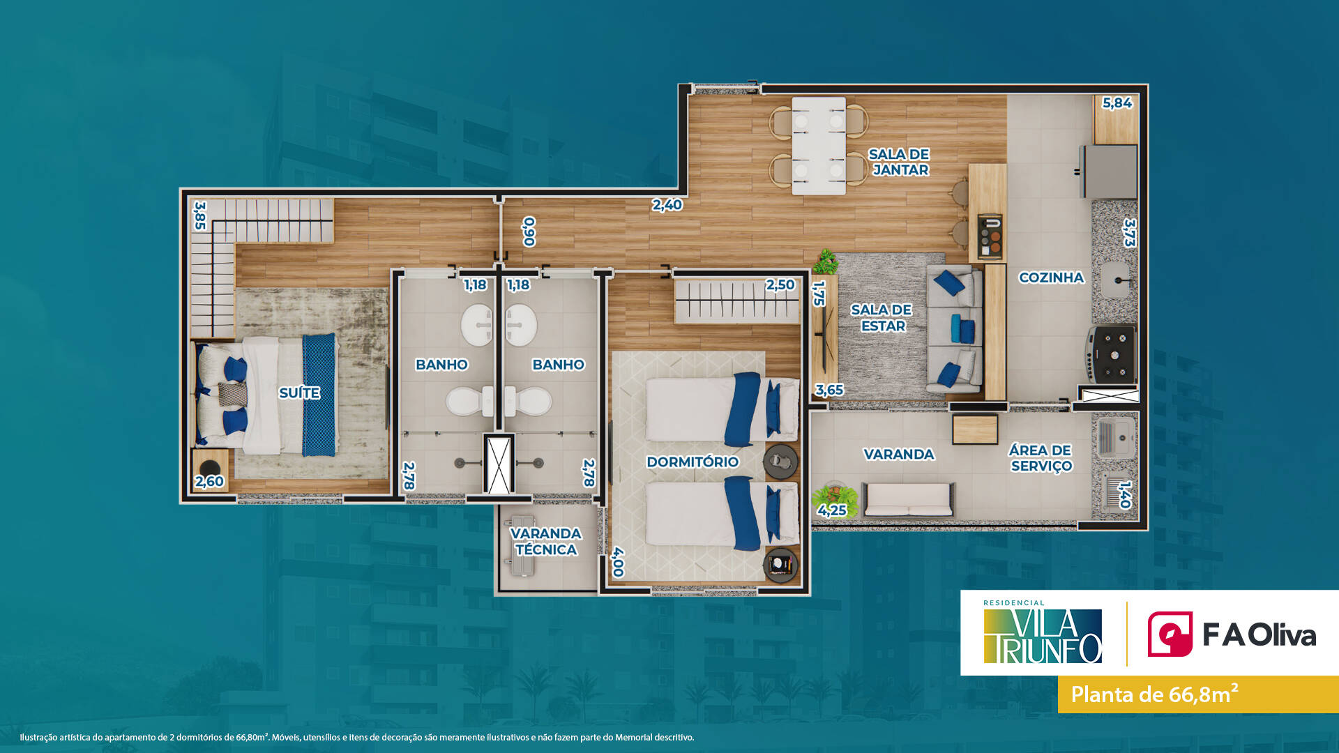 Apartamento, 2 quartos - Foto 4
